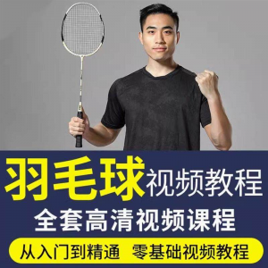 羽毛球视频教程少儿童成人零基础自学课程战术训练教学技巧培训-三合淘宝虚拟仓