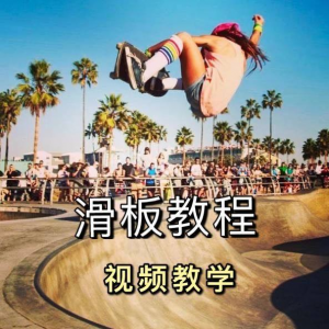 长板滑板双翘滑板教学视频教程初学者新手零基础入门自学花样刷街-三合淘宝虚拟仓