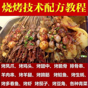 正宗全国烧烤技术配方全套视频教程配料技巧制作培训教学资料大全-三合淘宝虚拟仓