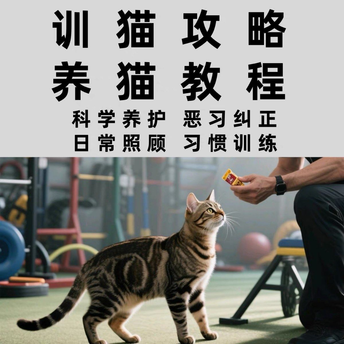 训猫入门培训教学视频课程驯猫教程家庭养猫指南攻略大全注意事项-三合淘宝虚拟仓