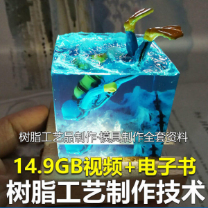树脂工艺品制作技术 模具制作 零基础入门 视频教程自学学习新手-三合淘宝虚拟仓