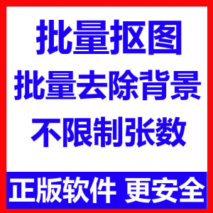 批量抠图工具 全自动去除图片背景软件 本地运行 不限制张数-三合淘宝虚拟仓