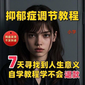 【抑郁症调节】2025视频教程新手自学零基础精通教学课程高考-三合淘宝虚拟仓