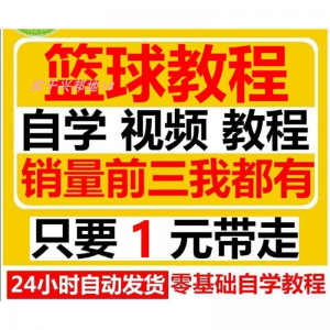 篮球视频教程大全教学训练教学课程基础打篮球技巧街球零基础入门-三合淘宝虚拟仓