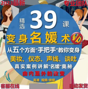 名媛打造读心术教程男性思维提高情商女性心理学思维逻辑心理课程-三合淘宝虚拟仓